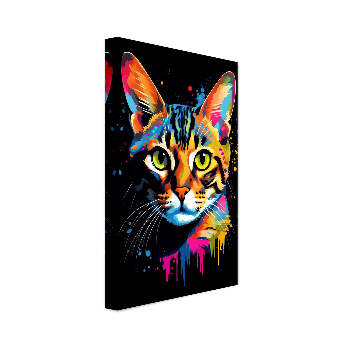Cat Bengal Pop Art (CAT57)