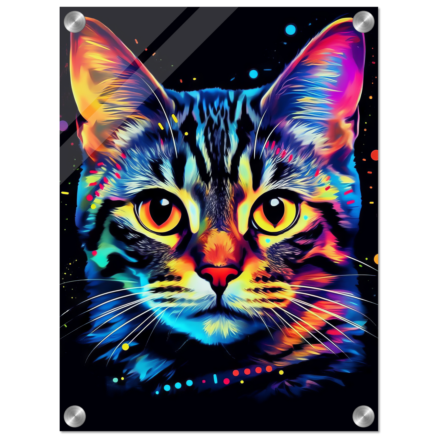 Katze Bengal Pop-Art (CAT58)