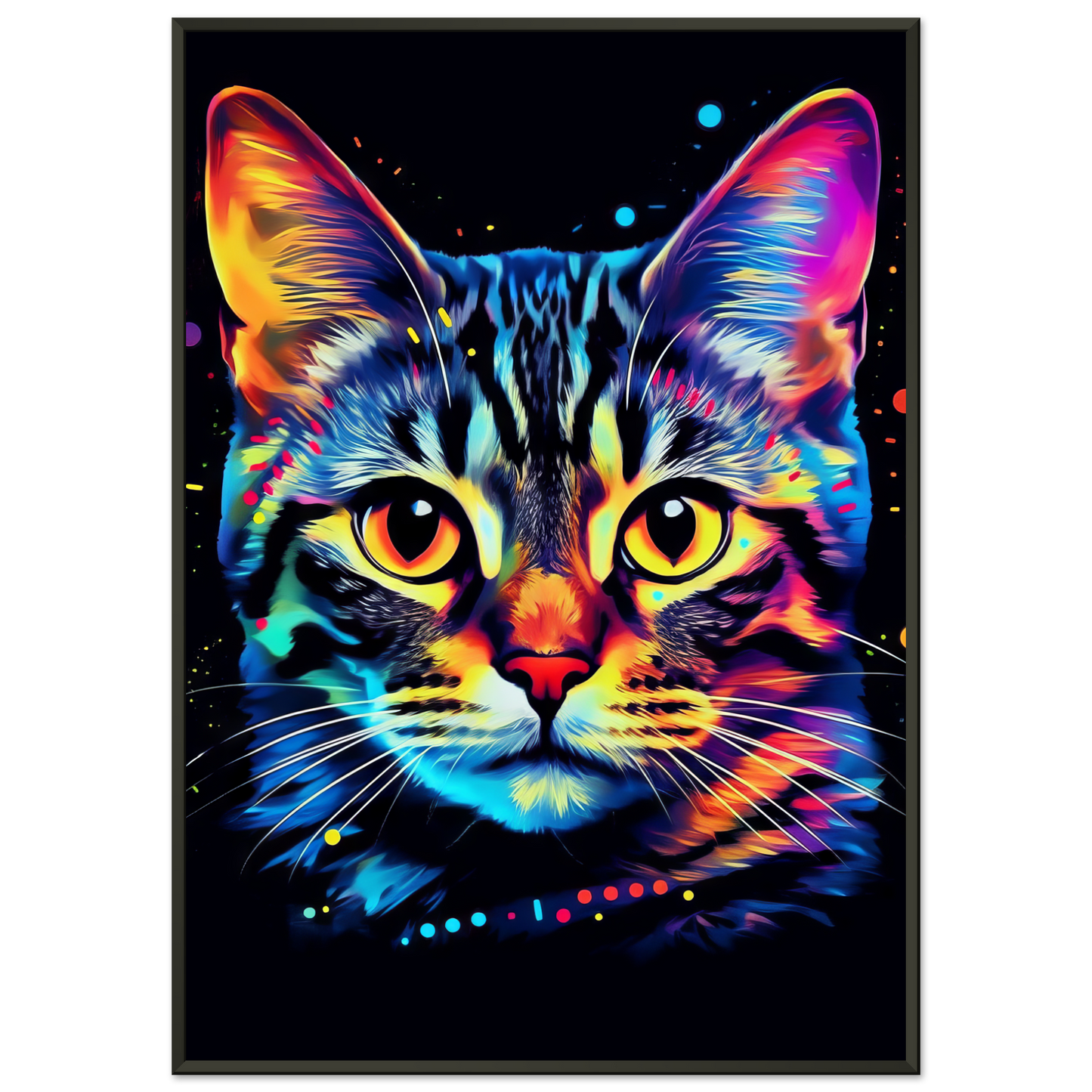 Katze Bengal Pop-Art (CAT58)