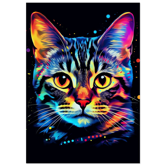 Cat Bengal Pop Art (CAT58)