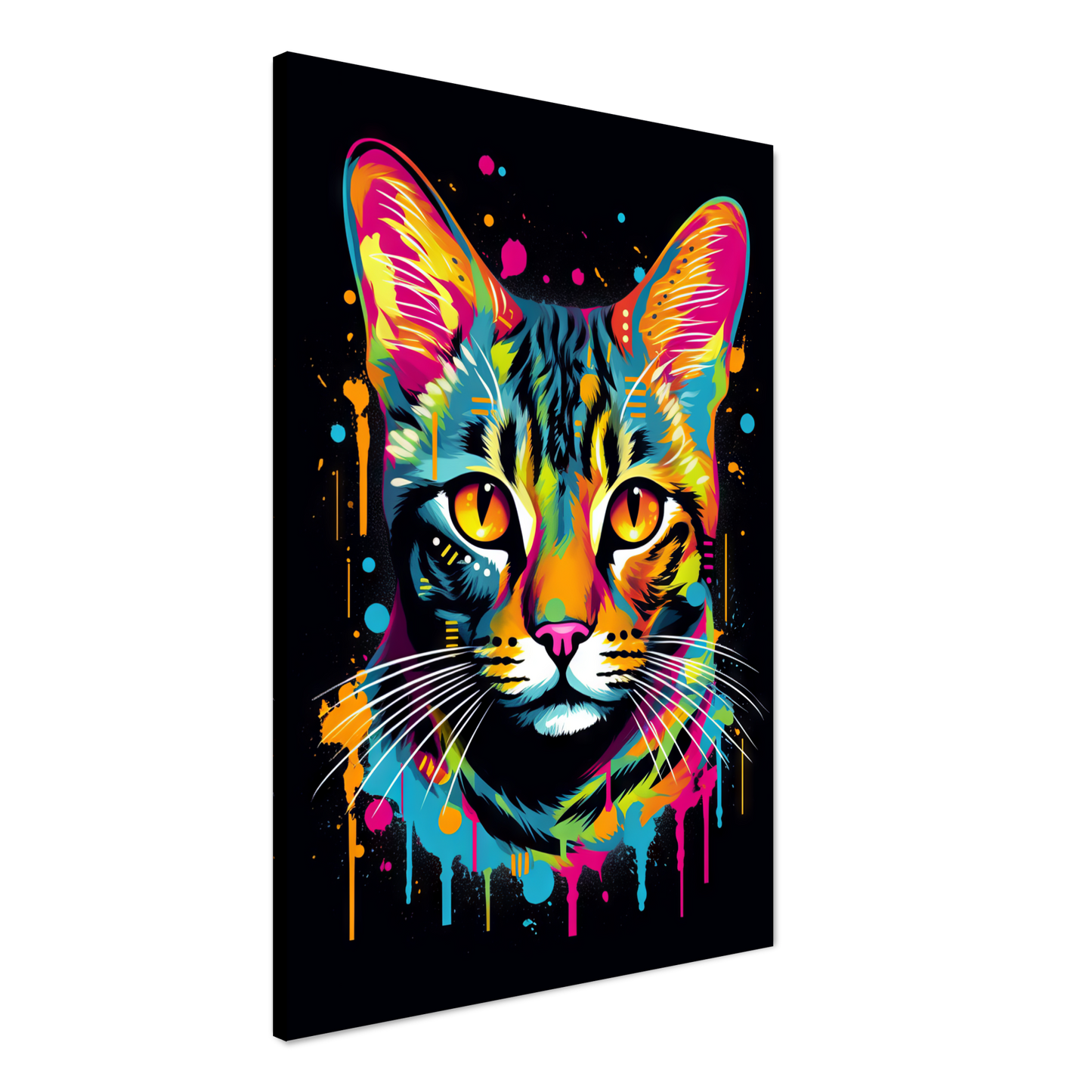 Cat Bengal Pop Art (CAT59)