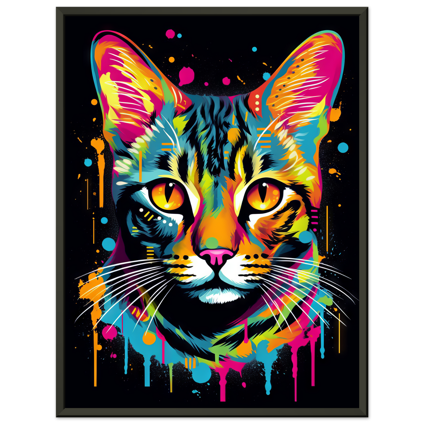 Cat Bengal Pop Art (CAT59)