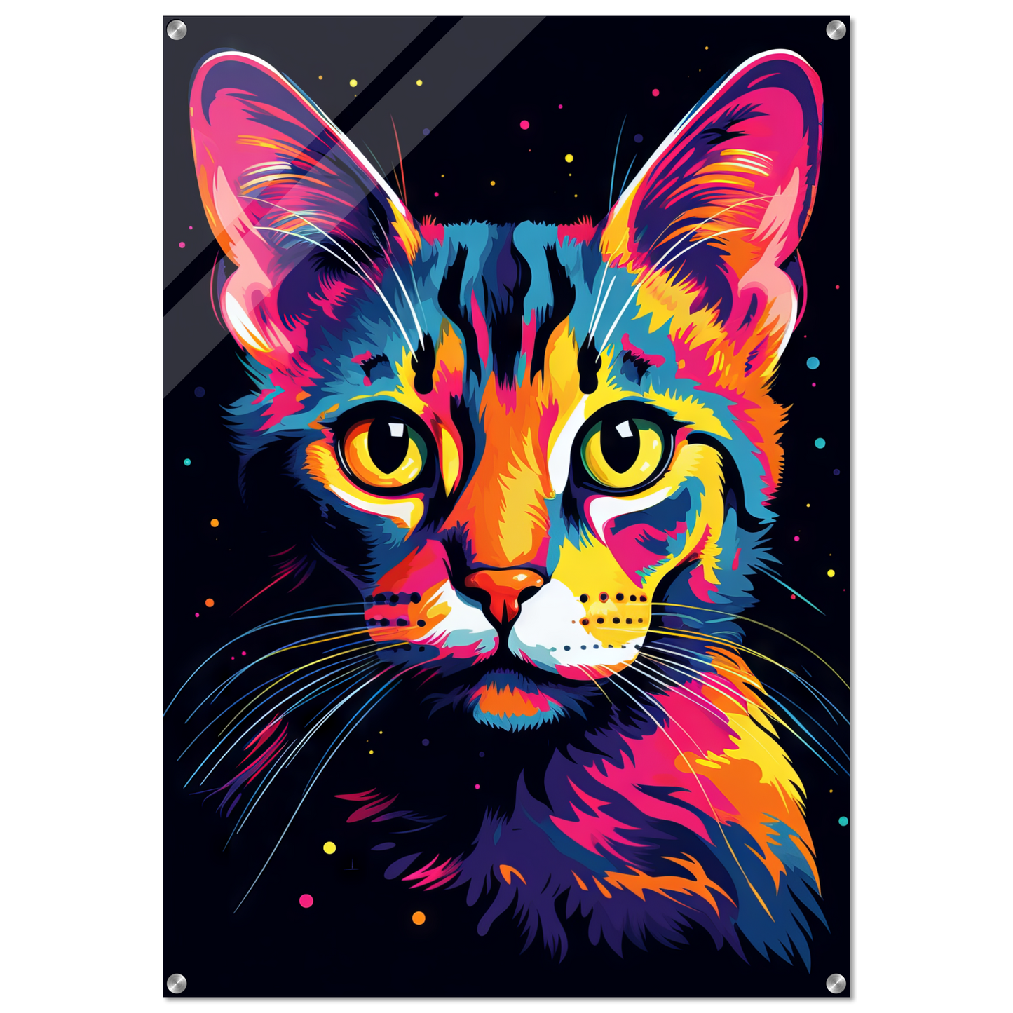 Cat Bengal Pop Art (CAT60)