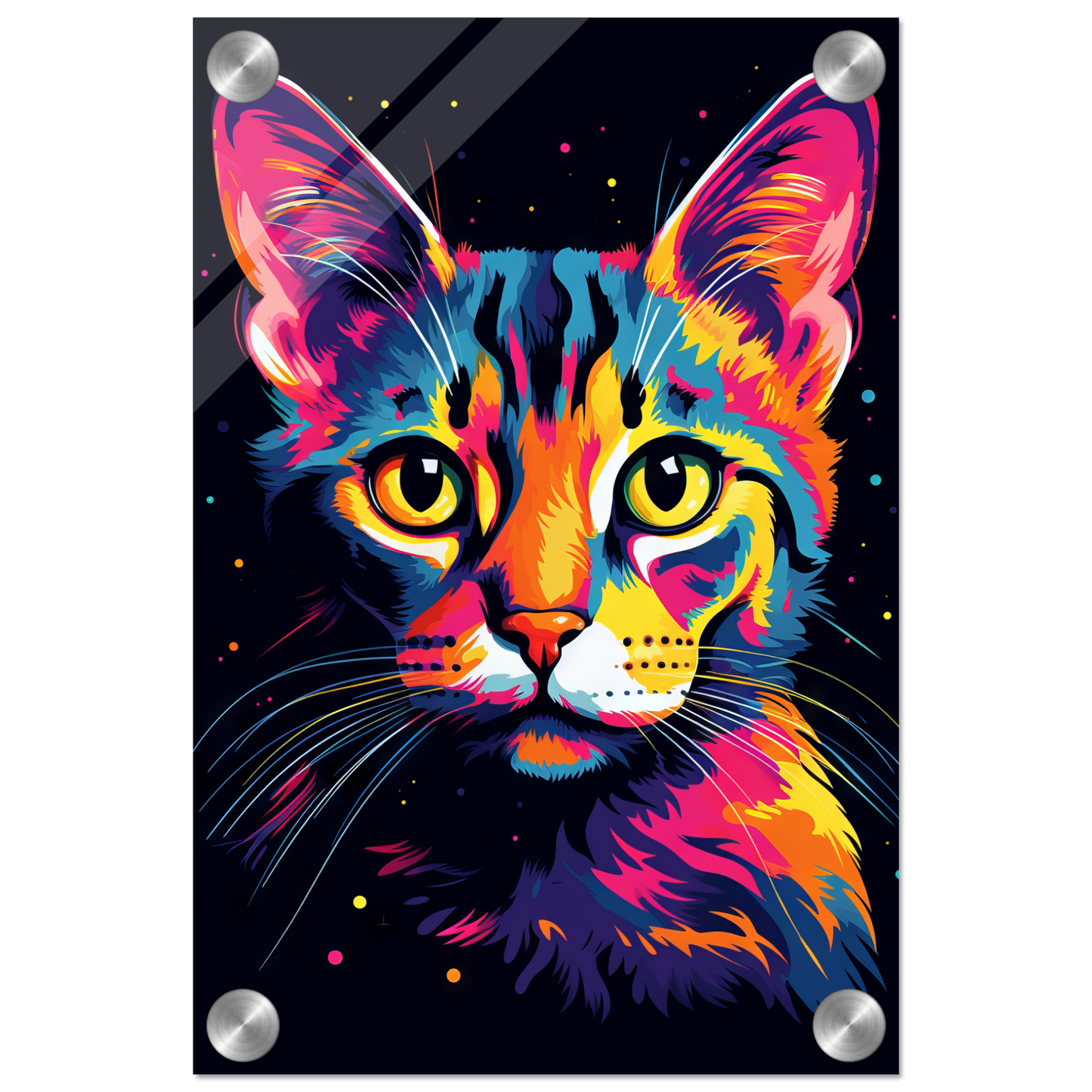 Cat Bengal Pop Art (CAT60)