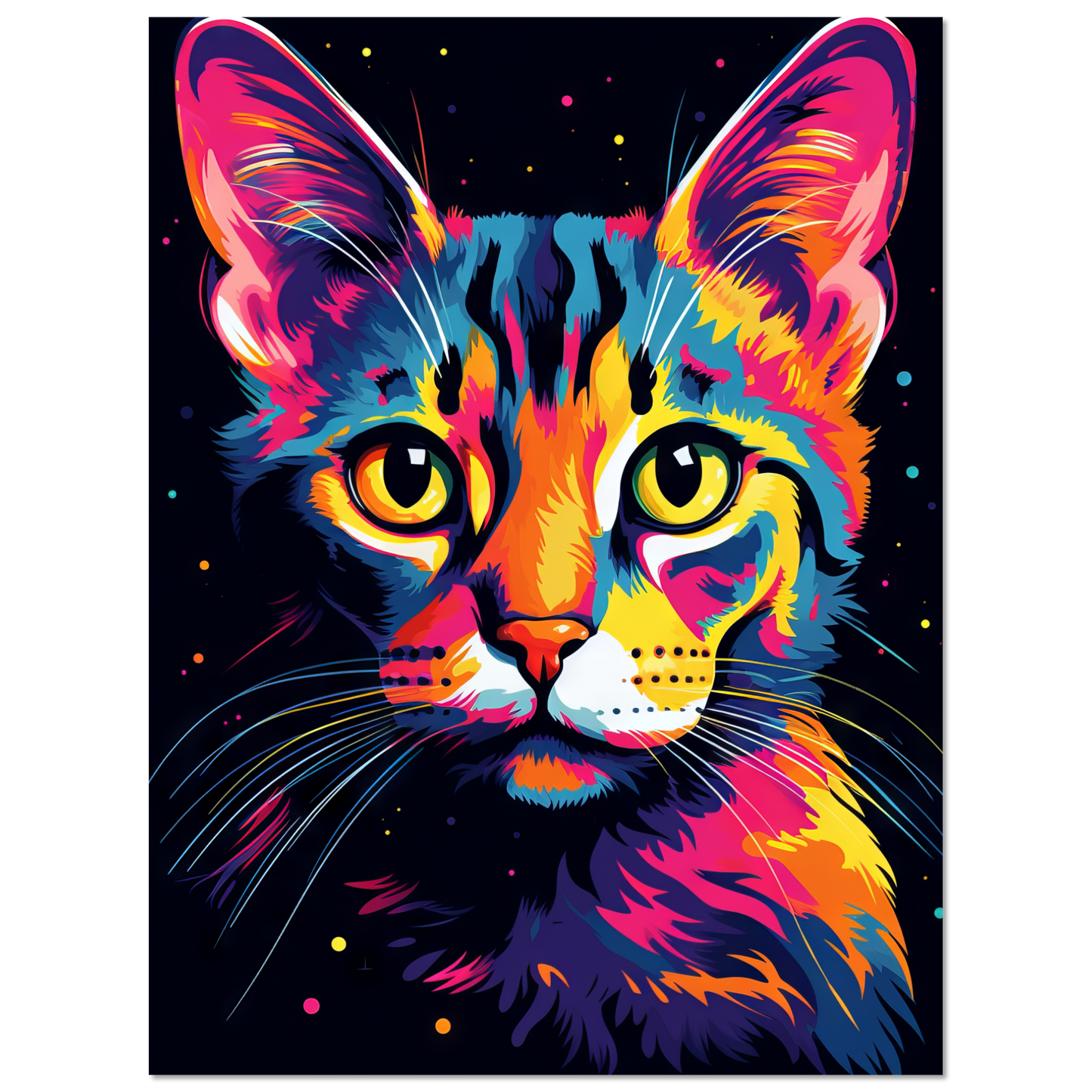 Cat Bengal Pop Art (CAT60)