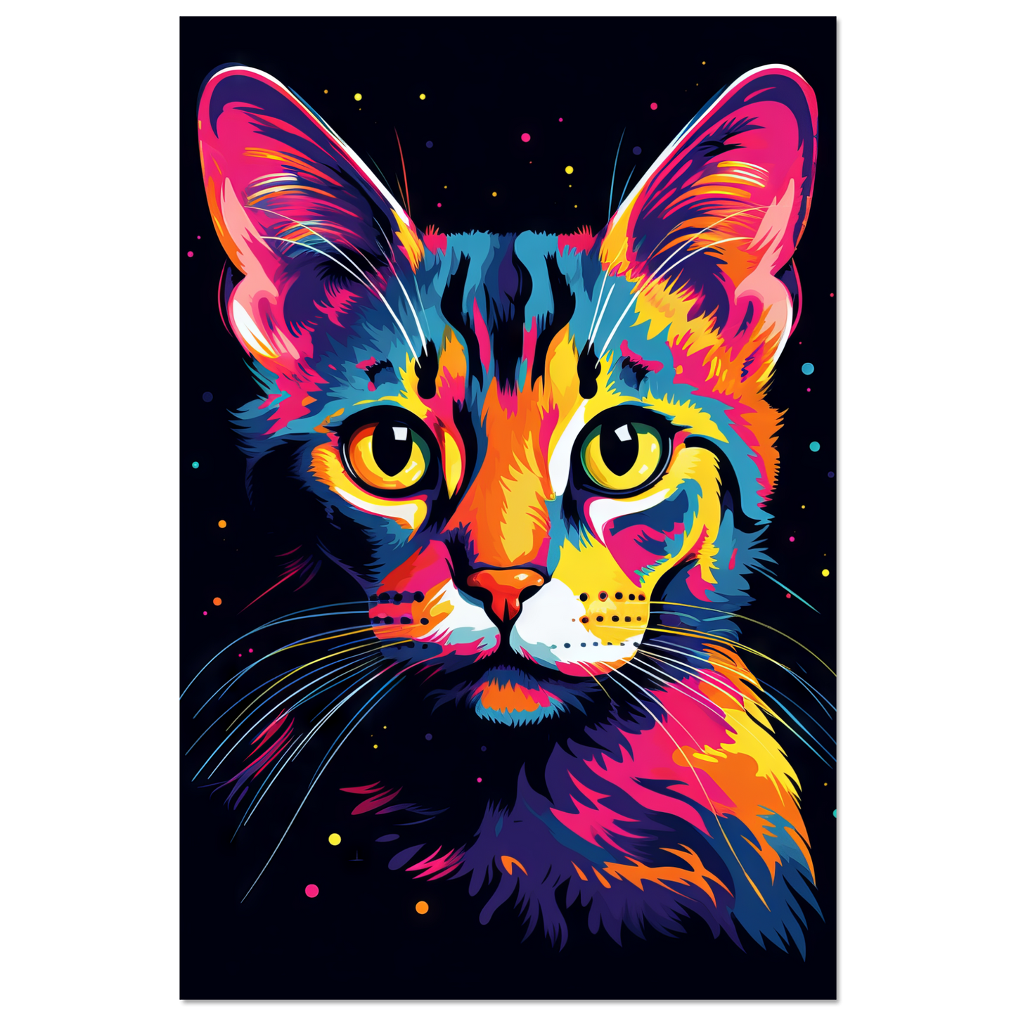 Cat Bengal Pop Art (CAT60)