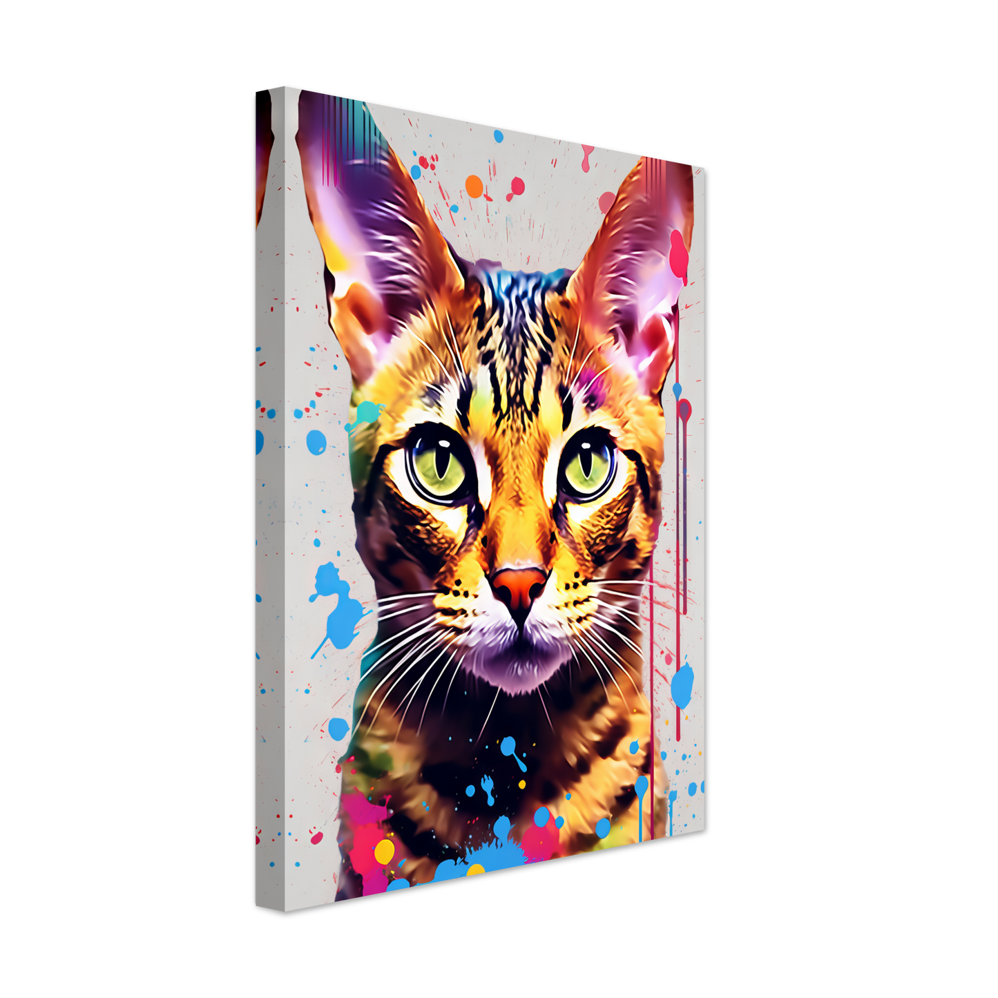 Cat Bengal Pop Art (CAT61)