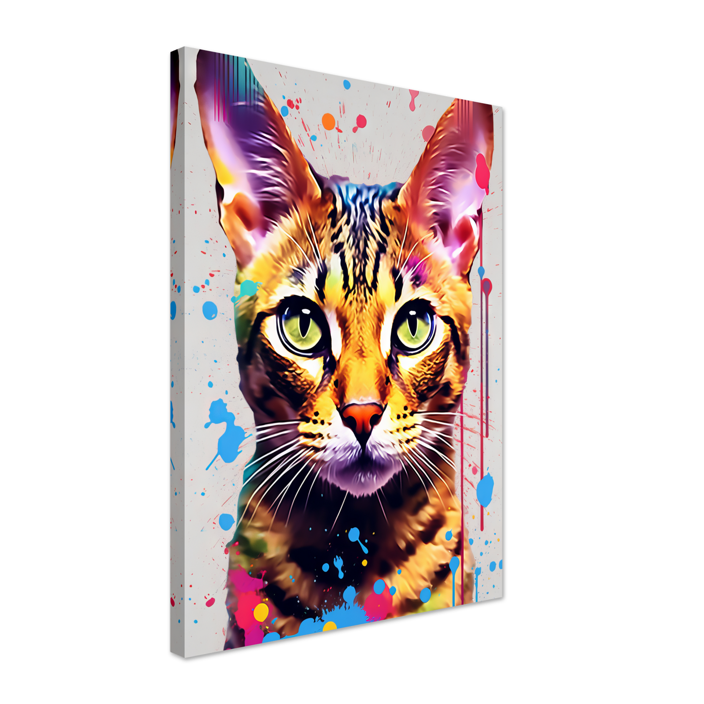 Cat Bengal Pop Art (CAT61)