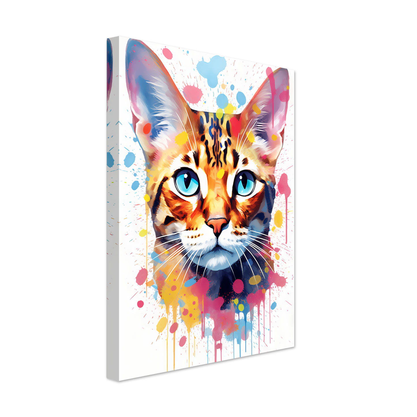 Cat Bengal Pop Art (CAT62)