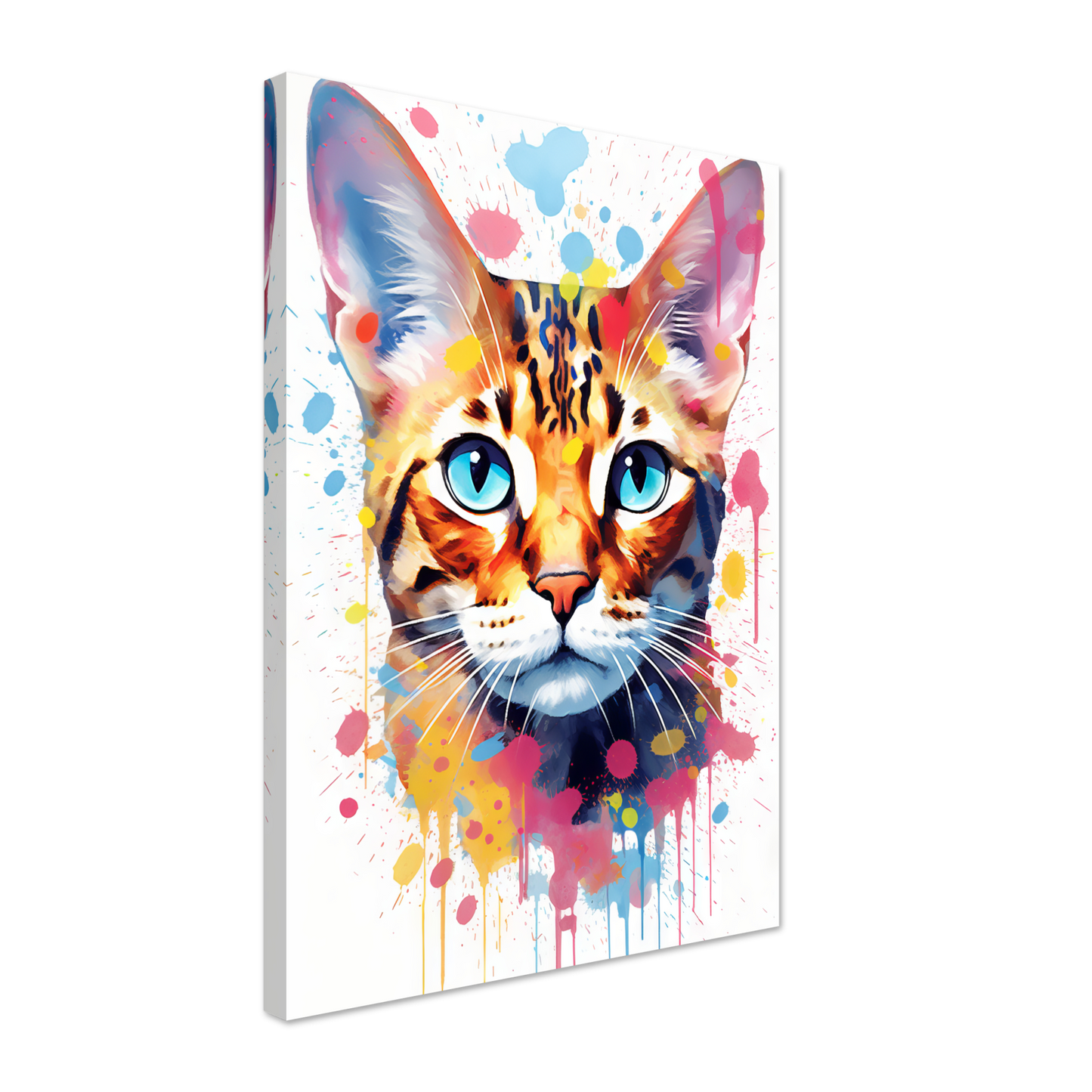 Cat Bengal Pop Art (CAT62)