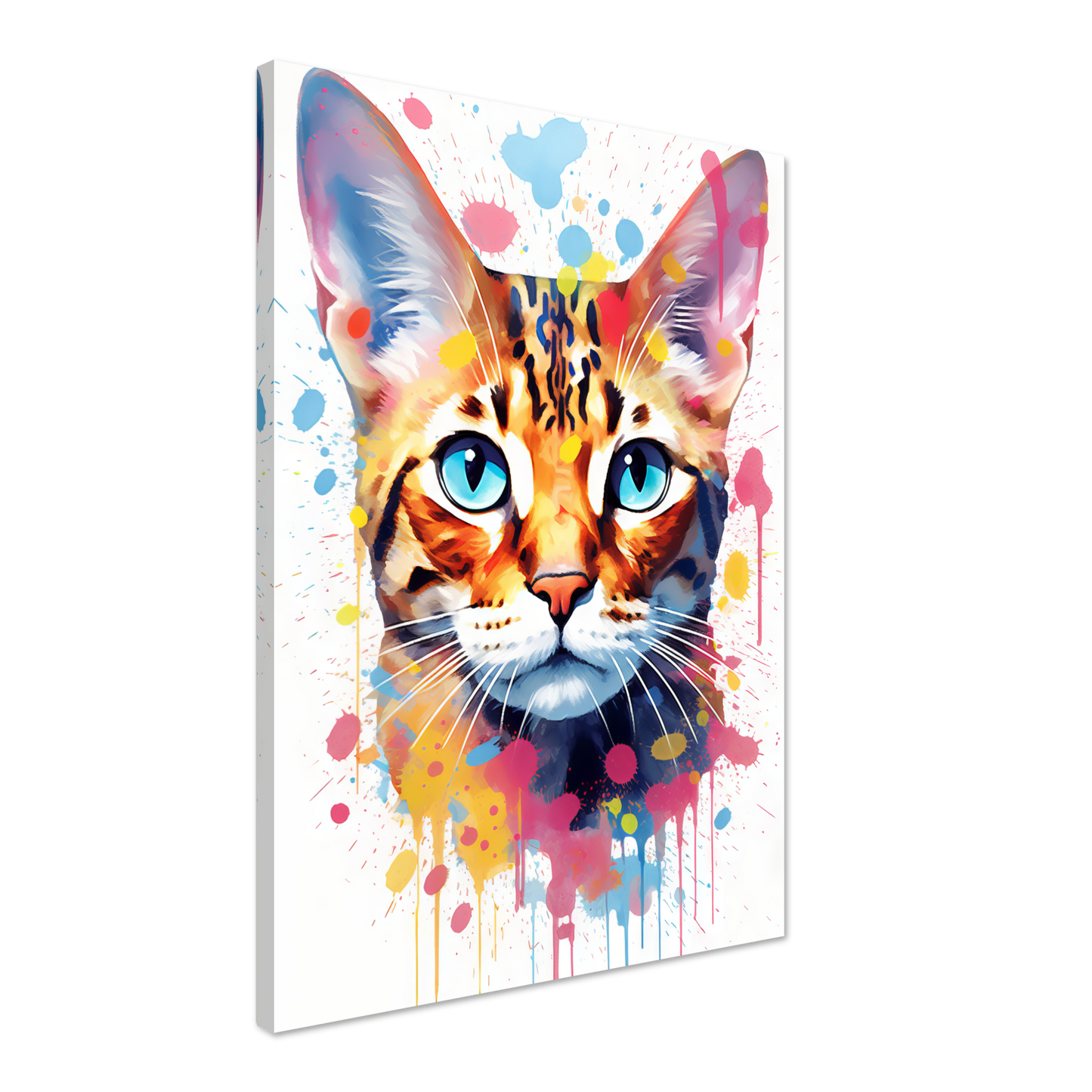 Cat Bengal Pop Art (CAT62)