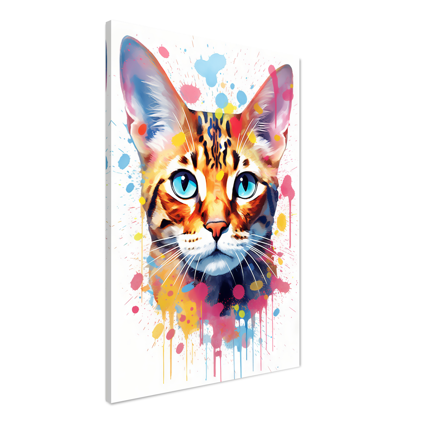 Cat Bengal Pop Art (CAT62)