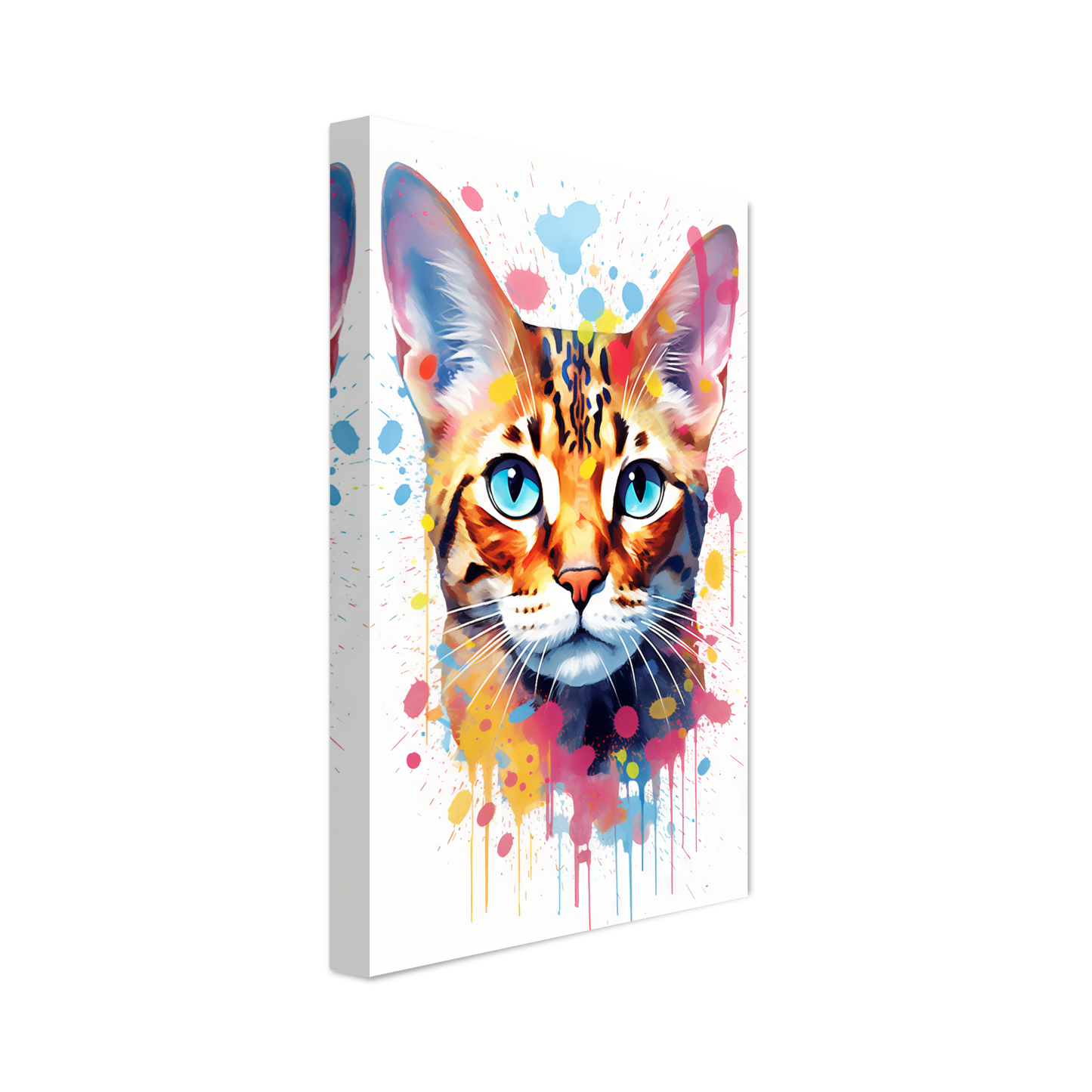 Cat Bengal Pop Art (CAT62)