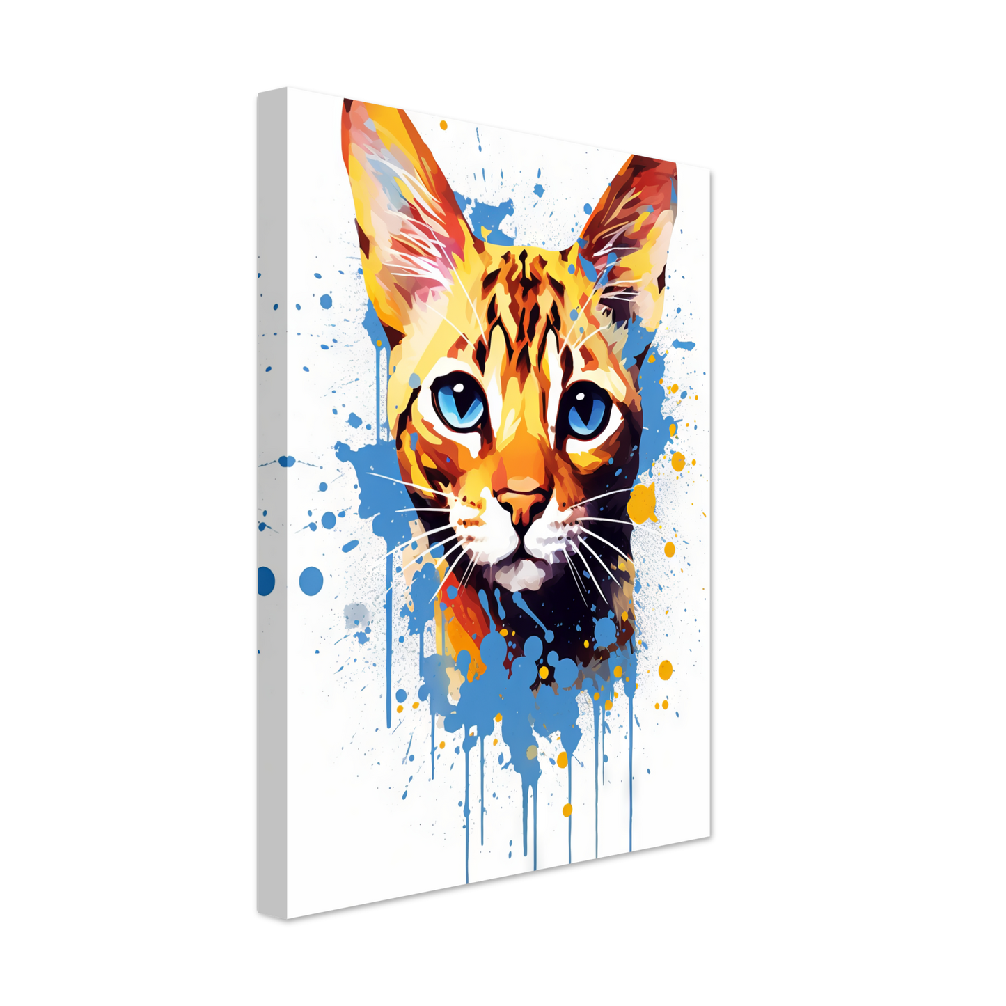 Cat Bengal Pop Art (CAT63)