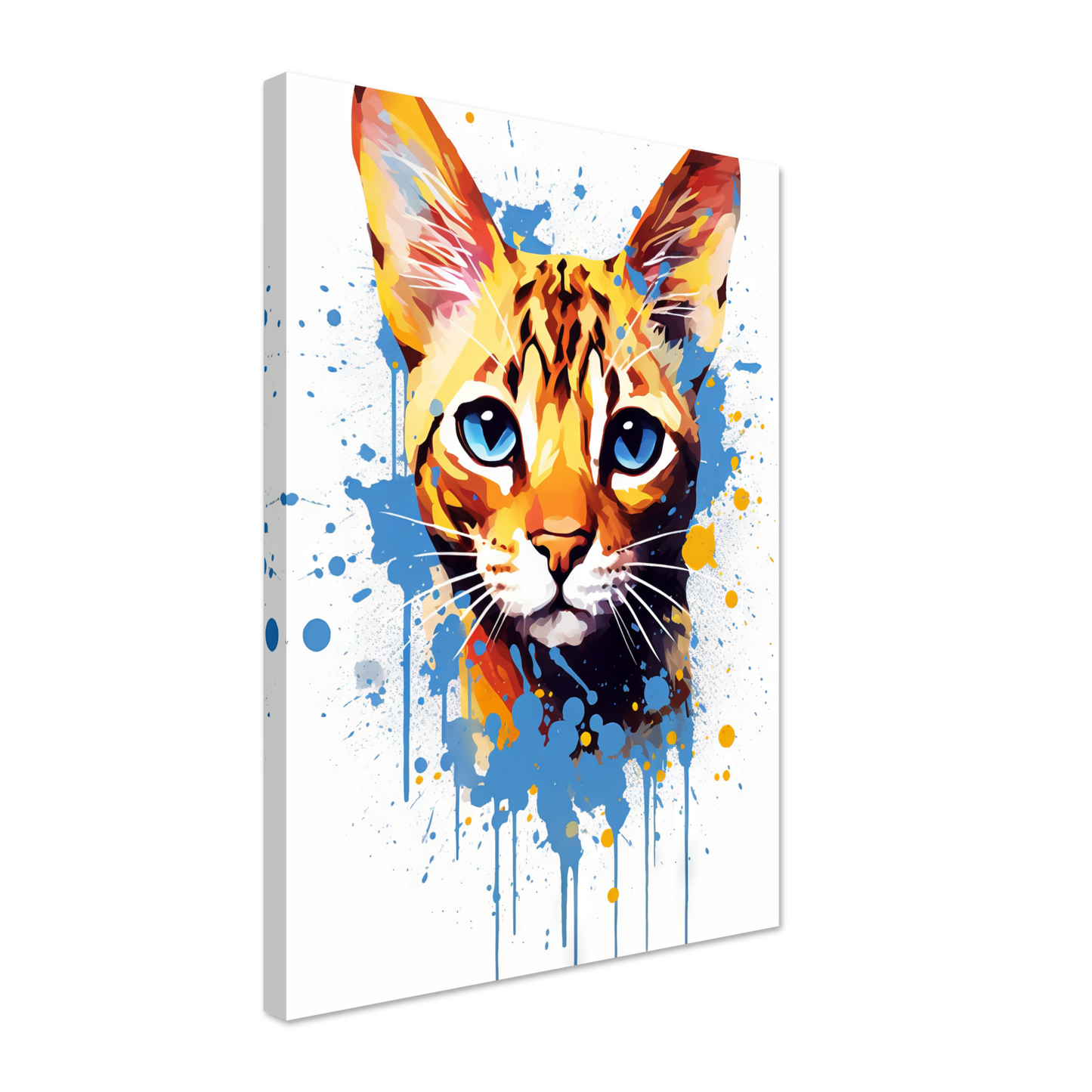 Cat Bengal Pop Art (CAT63)