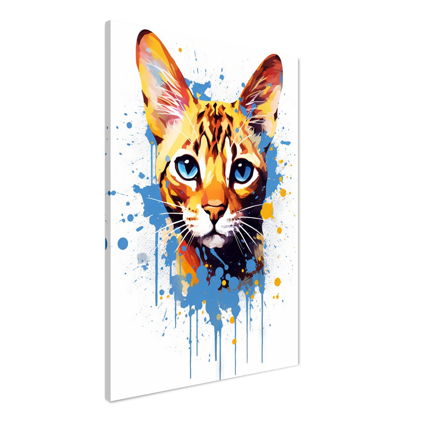 Cat Bengal Pop Art (CAT63)