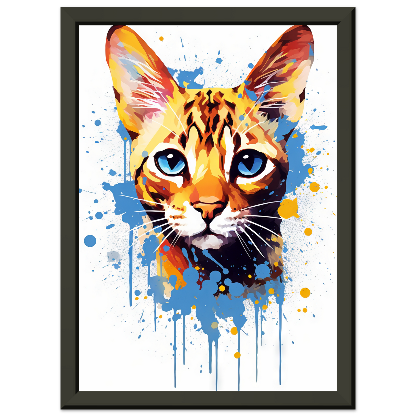 Cat Bengal Pop Art (CAT63)