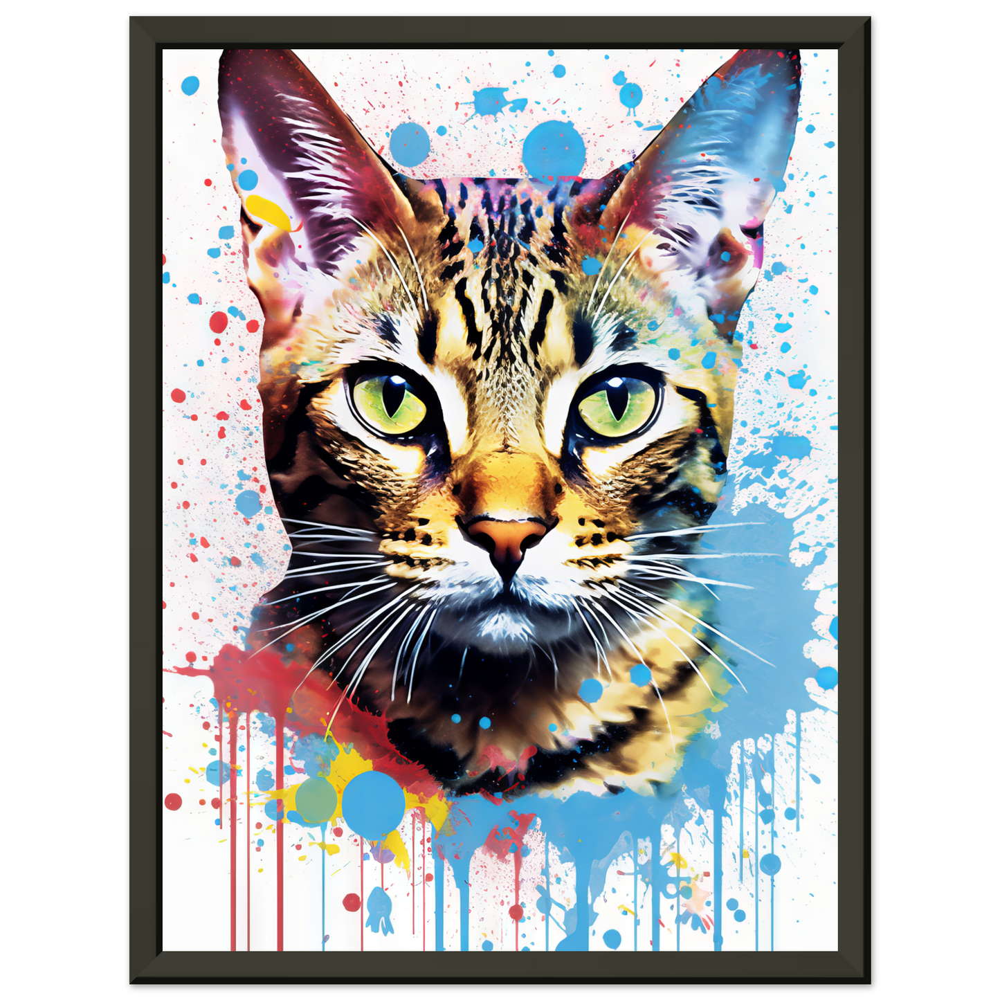 Cat Bengal Pop Art (CAT64)