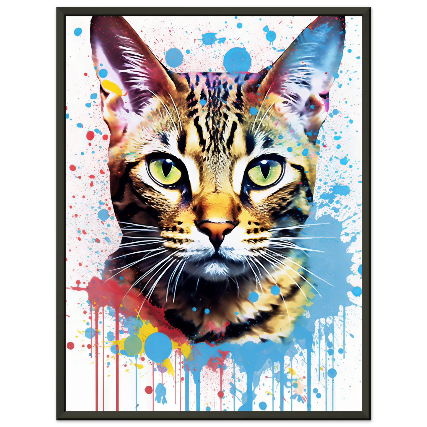 Cat Bengal Pop Art (CAT64)