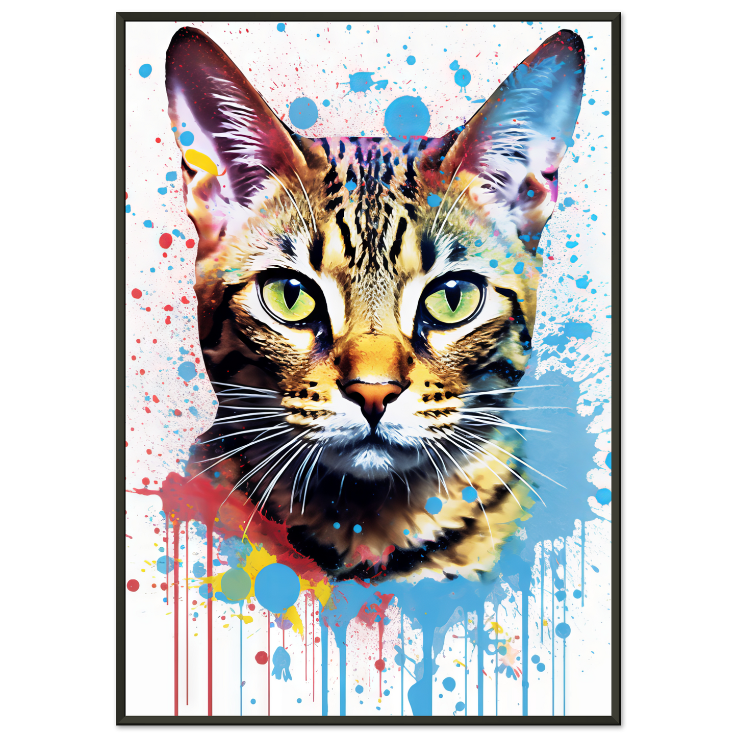 Cat Bengal Pop Art (CAT64)