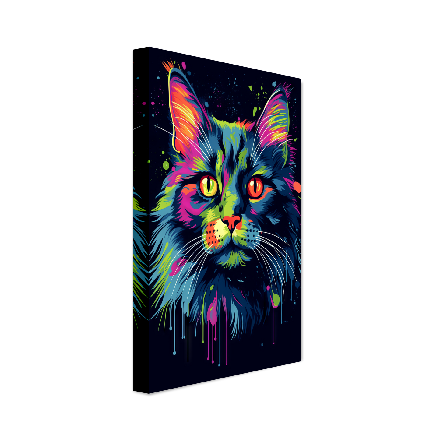 Katze Norgwegische Waldkatze Pop-Art (CAT66)