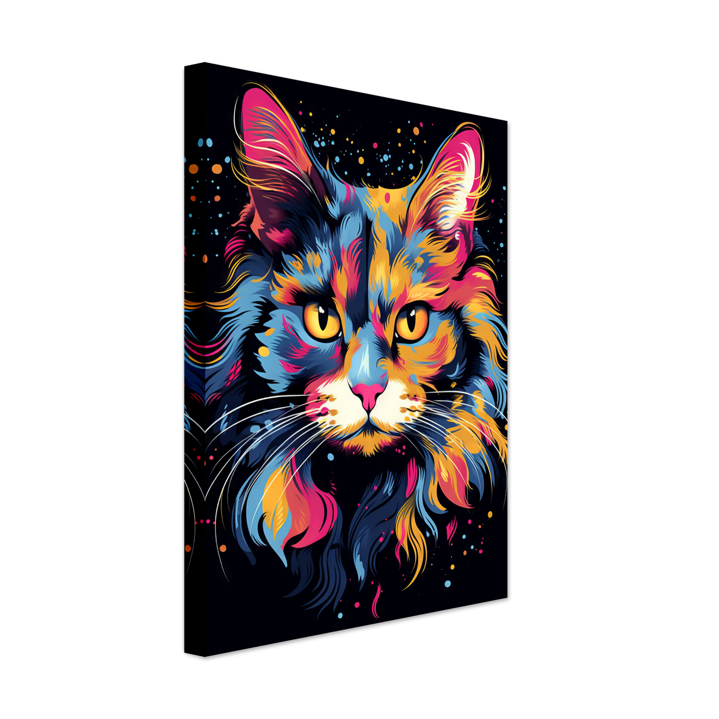 Katze Norgwegische Waldkatze Pop-Art (CAT67)