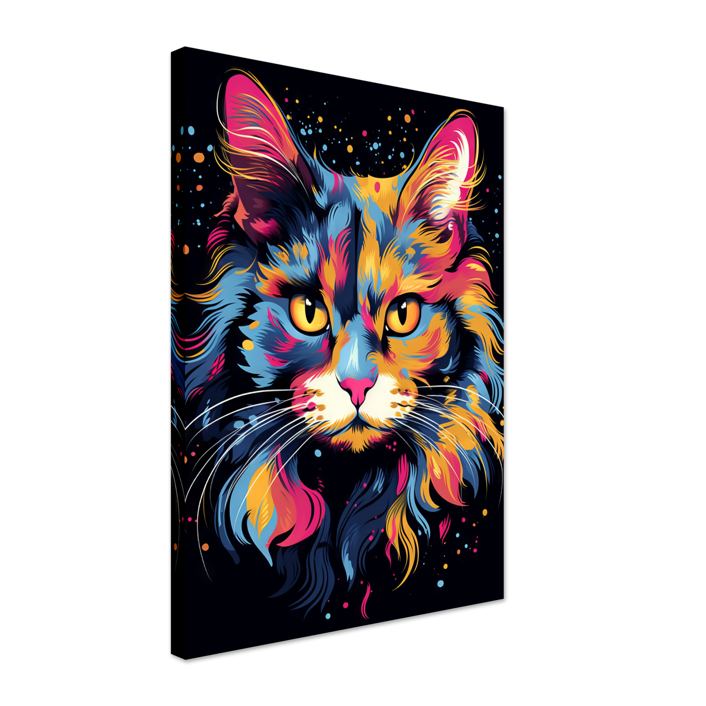 Katze Norgwegische Waldkatze Pop-Art (CAT67)