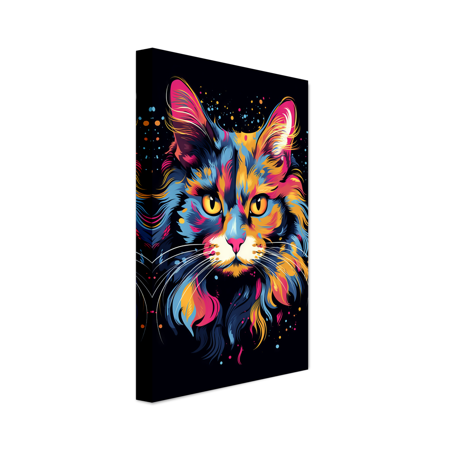Katze Norgwegische Waldkatze Pop-Art (CAT67)