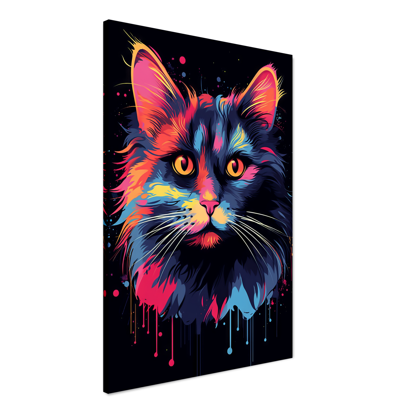 Cat North Norwegian Forest Cat Pop Art (CAT68)