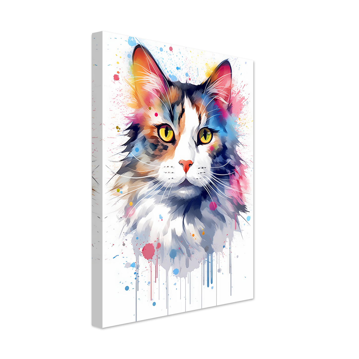 Katze Norgwegische Waldkatze Pop-Art (CAT69)