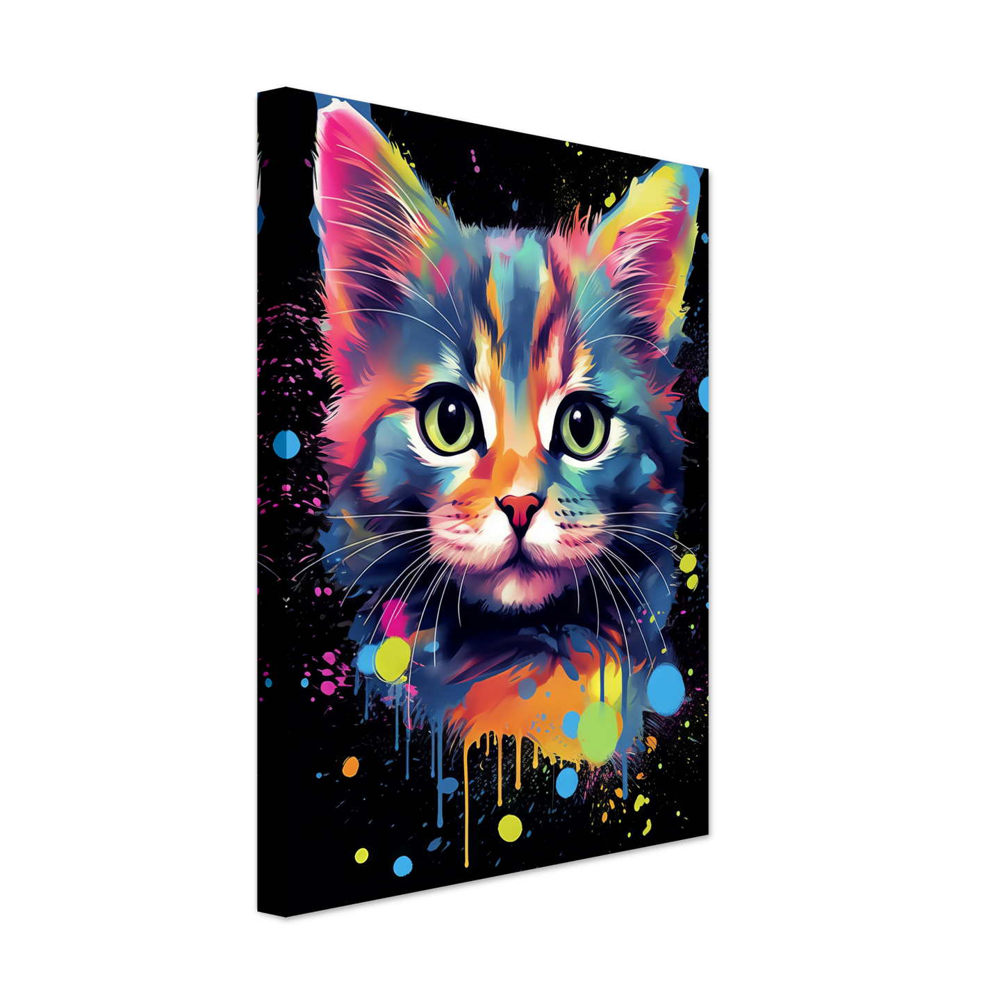 Cat Baby Kitten Pop Art (CAT73)