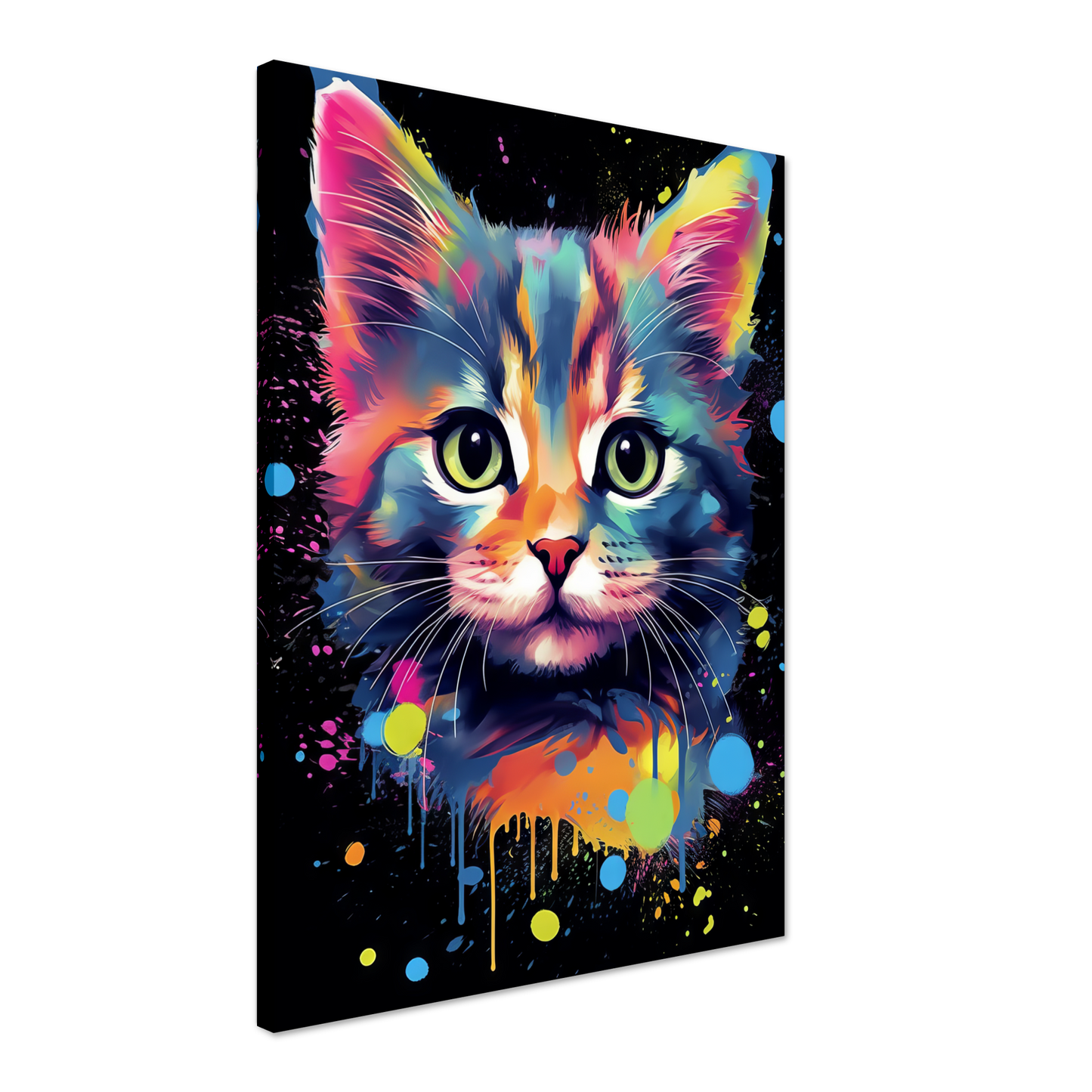 Cat Baby Kitten Pop Art (CAT73)