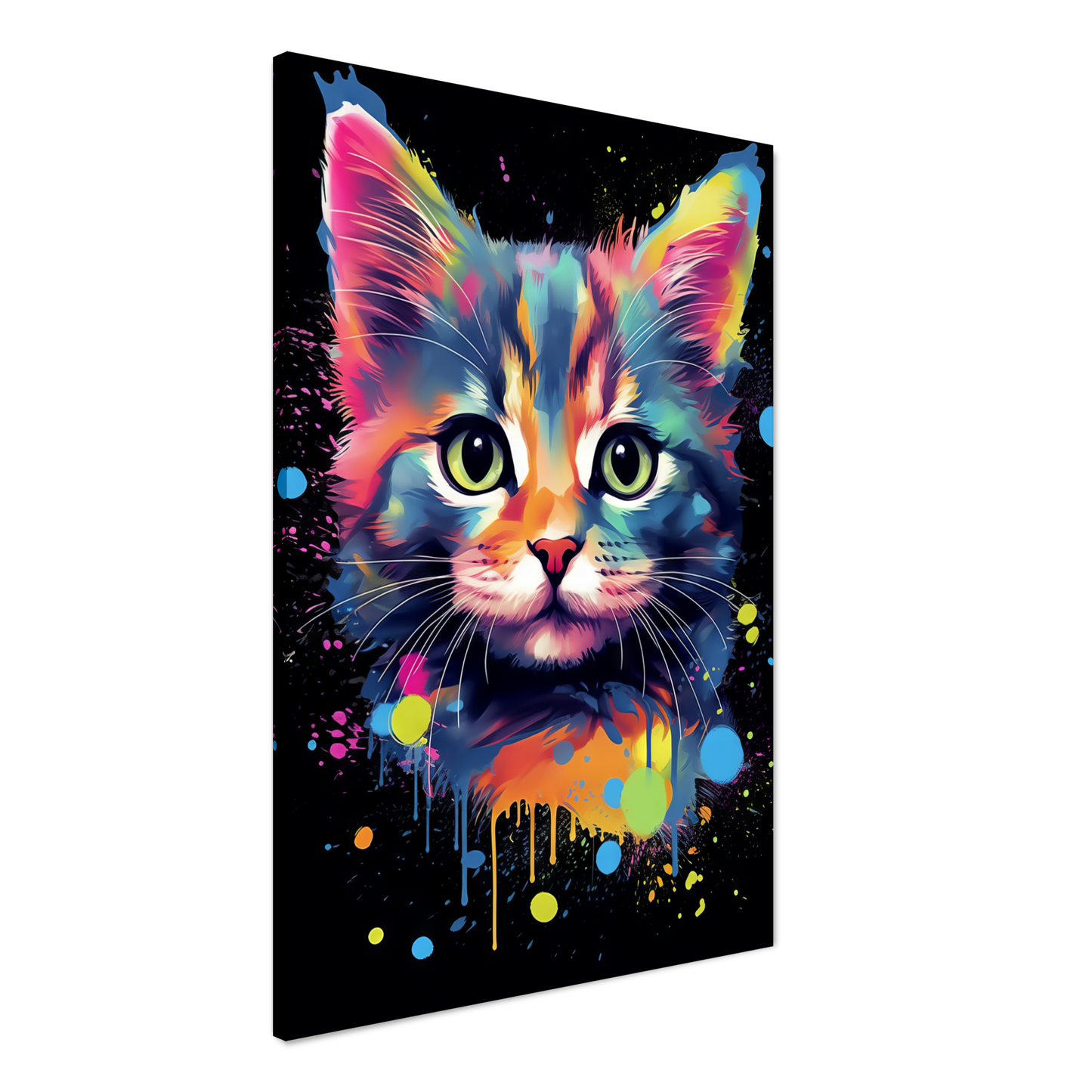Cat Baby Kitten Pop Art (CAT73)