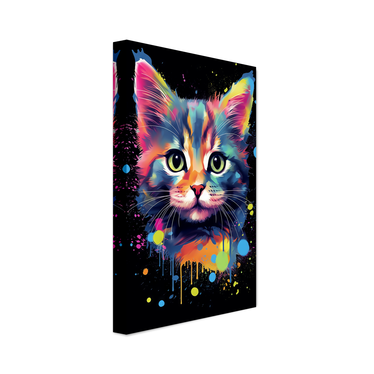 Cat Baby Kitten Pop Art (CAT73)