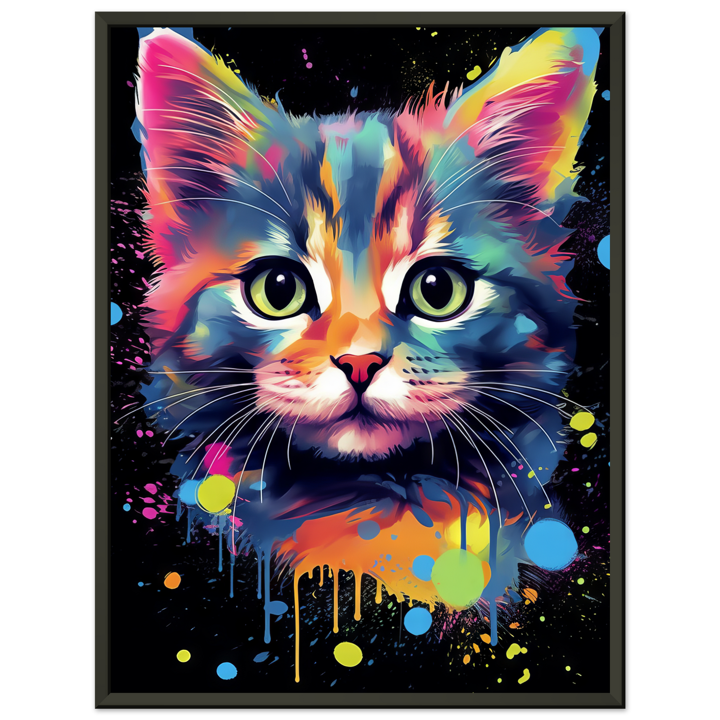 Cat Baby Kitten Pop Art (CAT73)