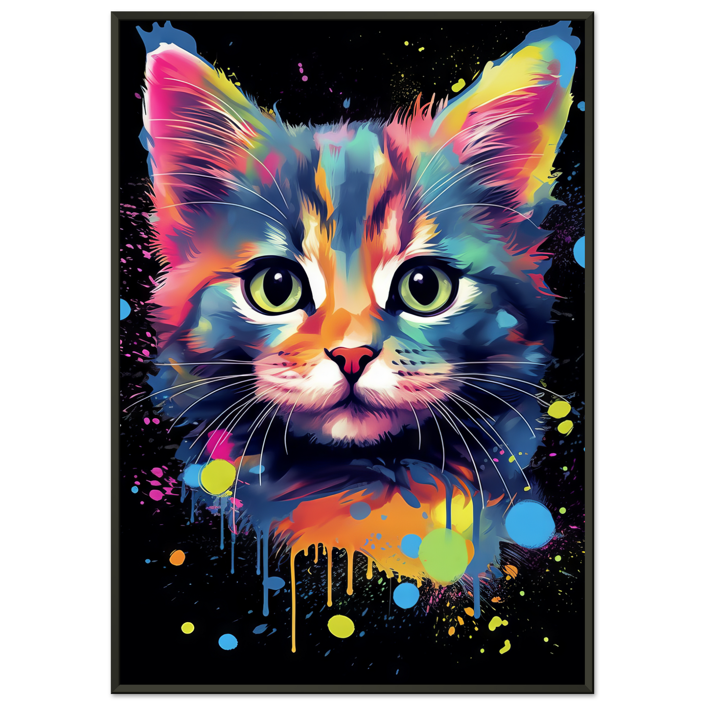 Cat Baby Kitten Pop Art (CAT73)