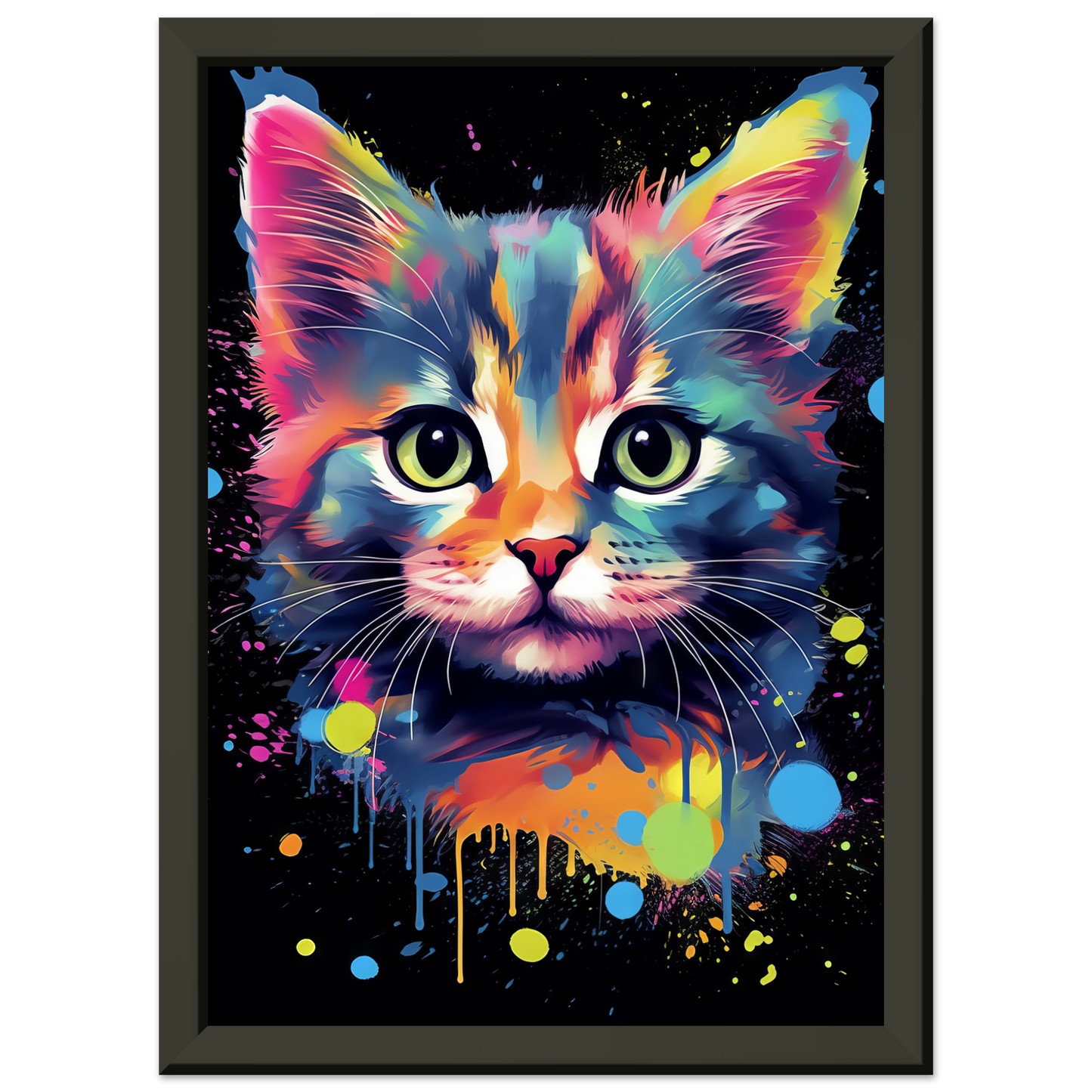 Cat Baby Kitten Pop Art (CAT73)