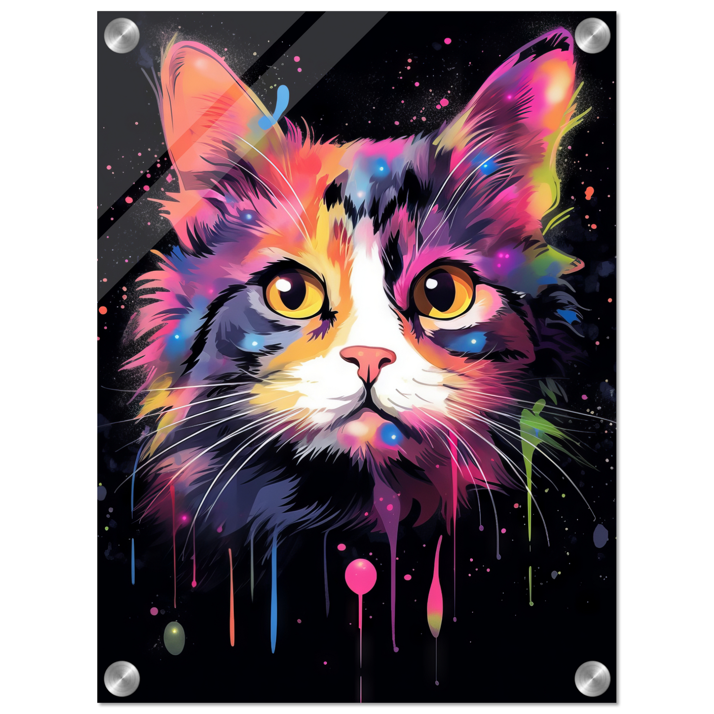 Cat Baby Kitten Pop Art (CAT74)