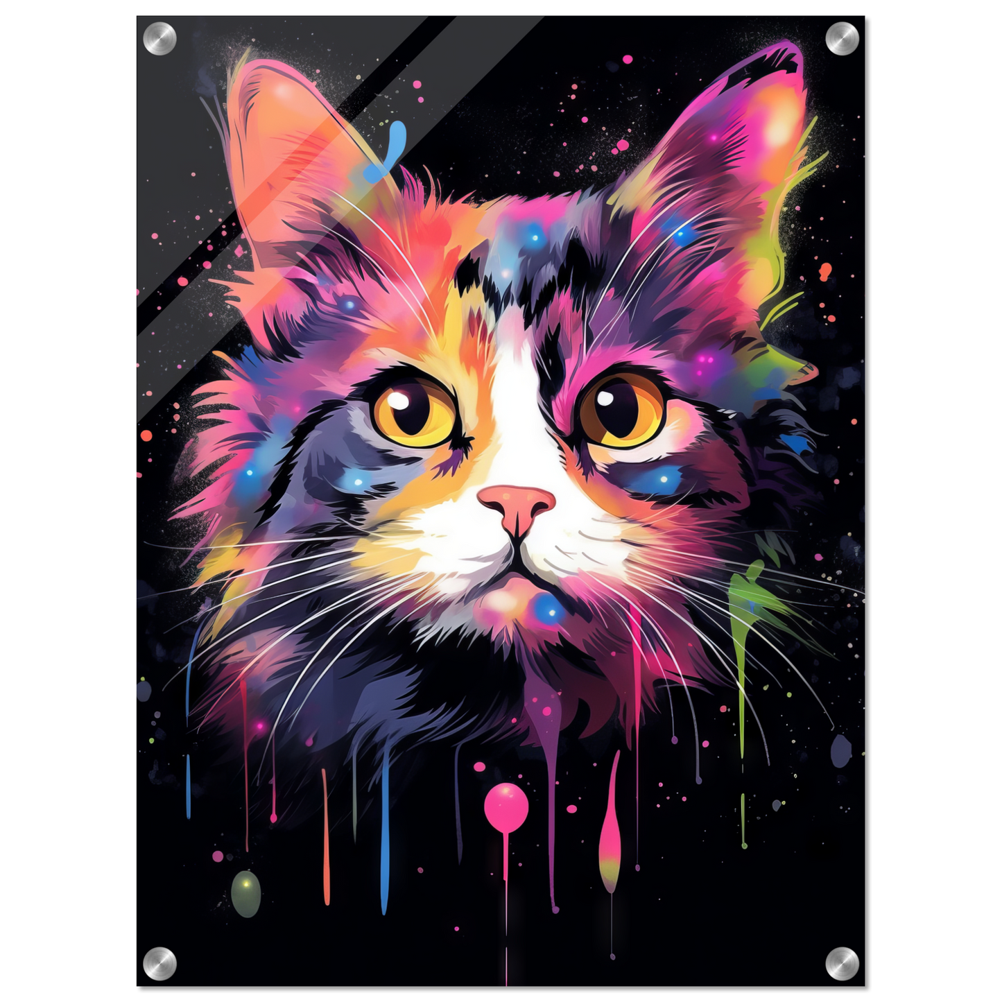 Cat Baby Kitten Pop Art (CAT74)