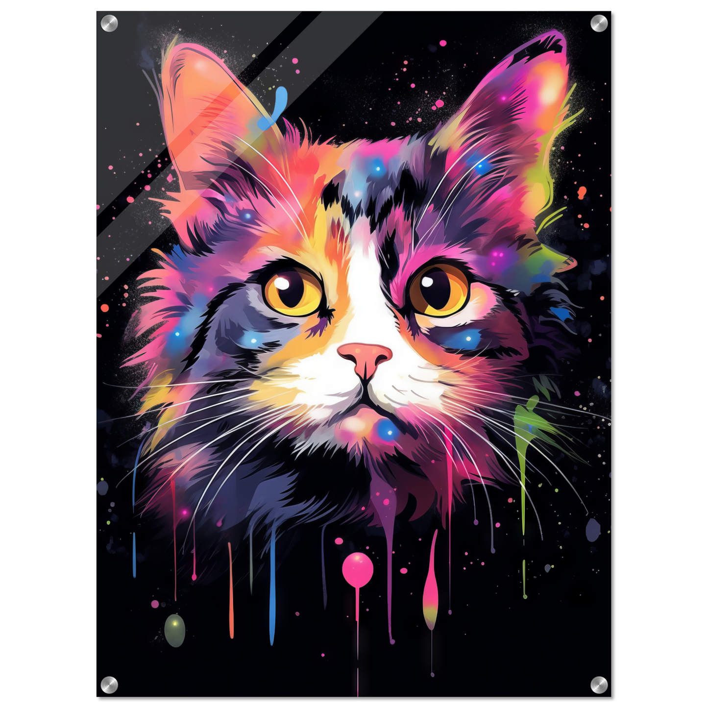 Cat Baby Kitten Pop Art (CAT74)