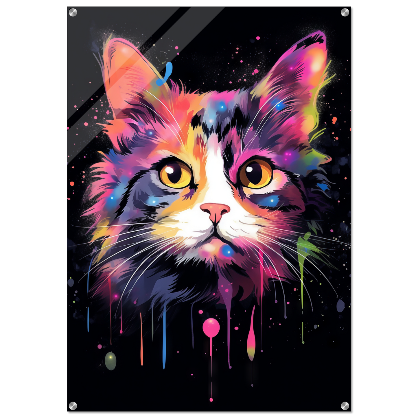 Cat Baby Kitten Pop Art (CAT74)