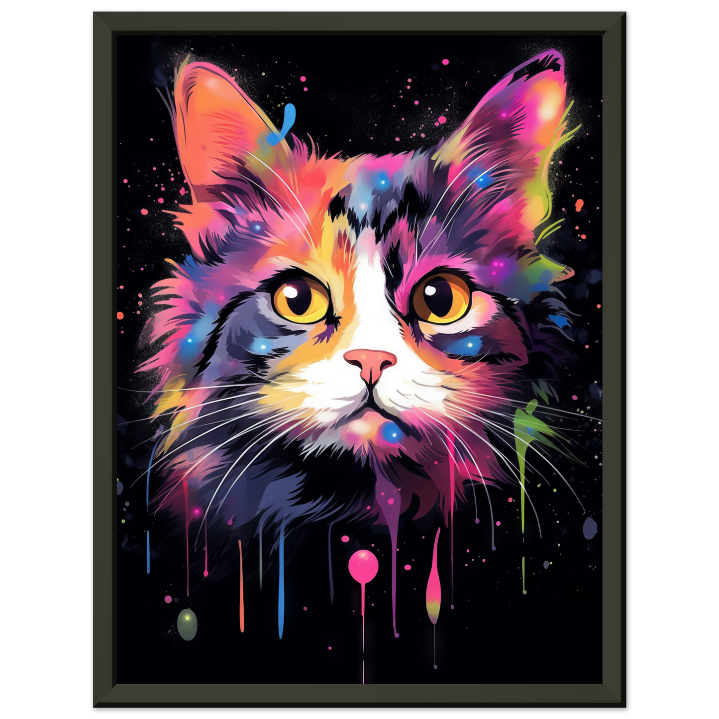 Cat Baby Kitten Pop Art (CAT74)