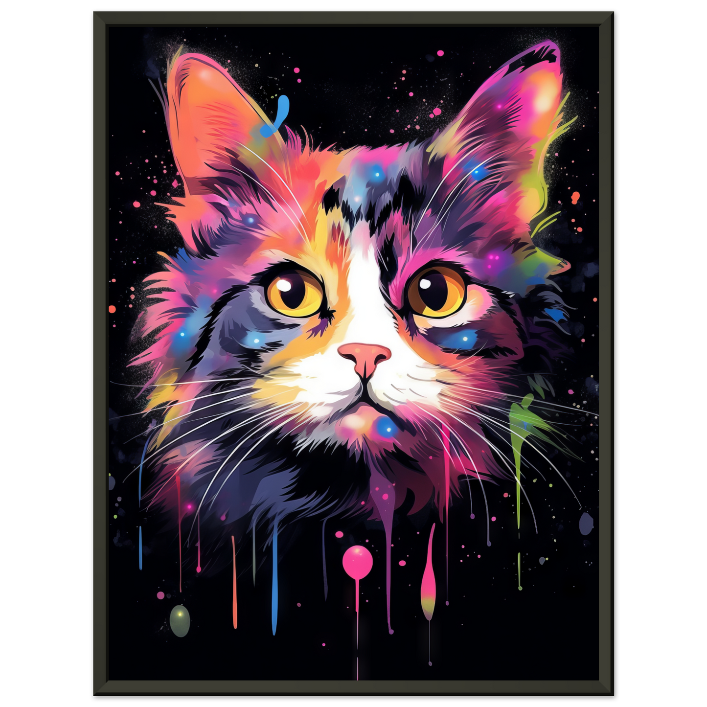 Cat Baby Kitten Pop Art (CAT74)
