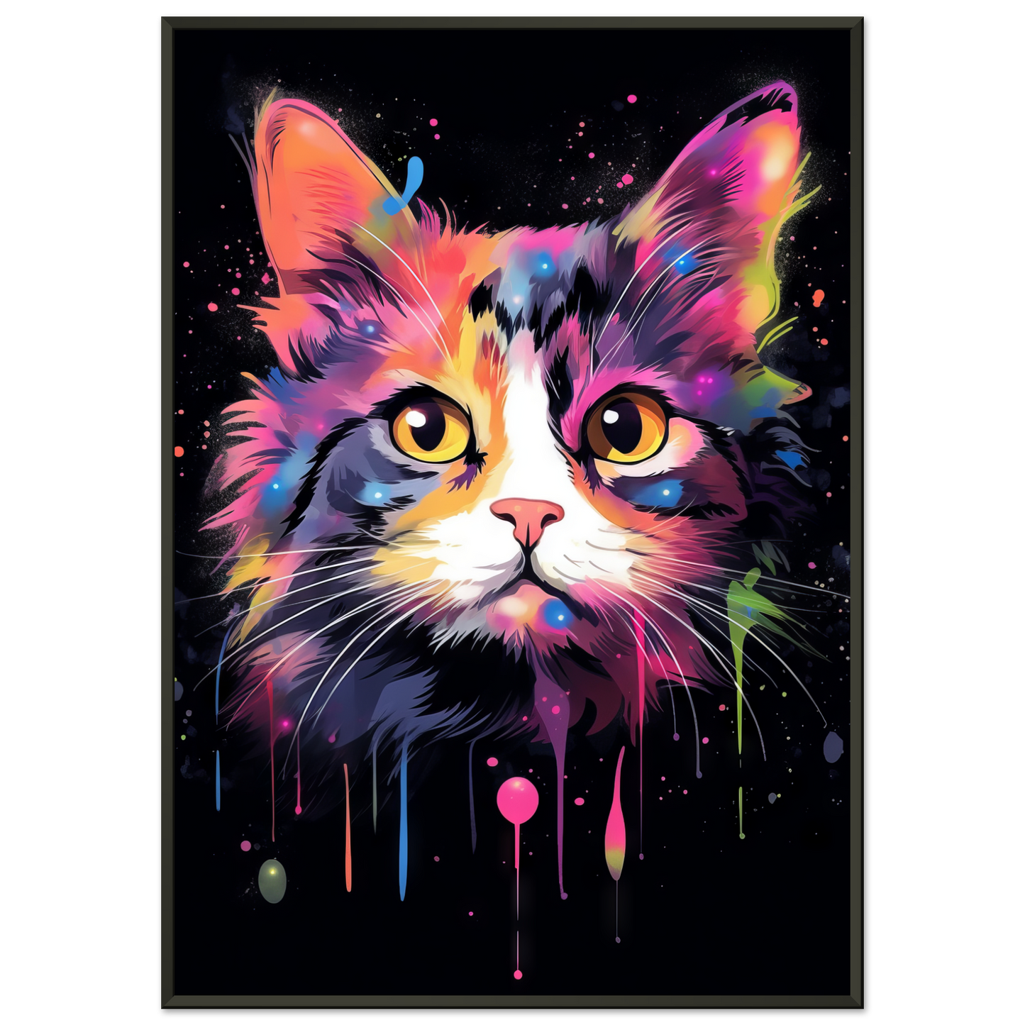 Cat Baby Kitten Pop Art (CAT74)
