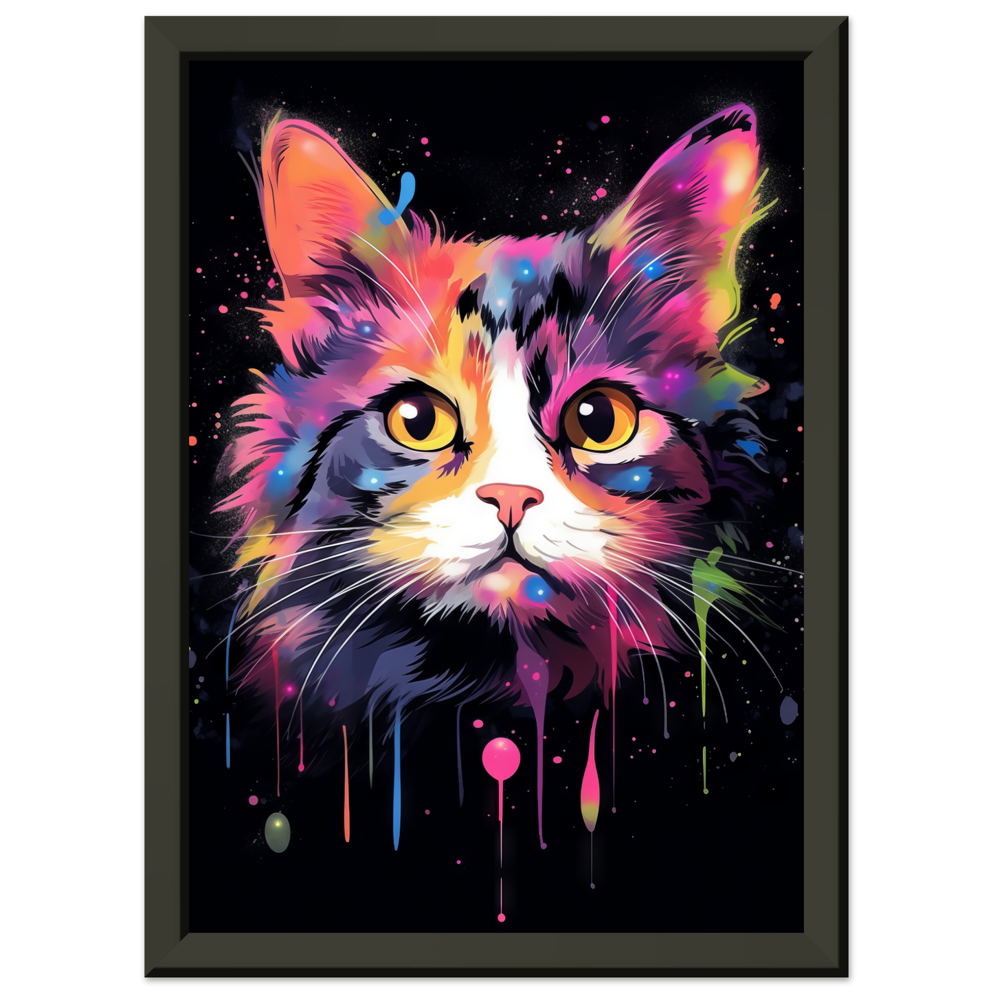 Cat Baby Kitten Pop Art (CAT74)
