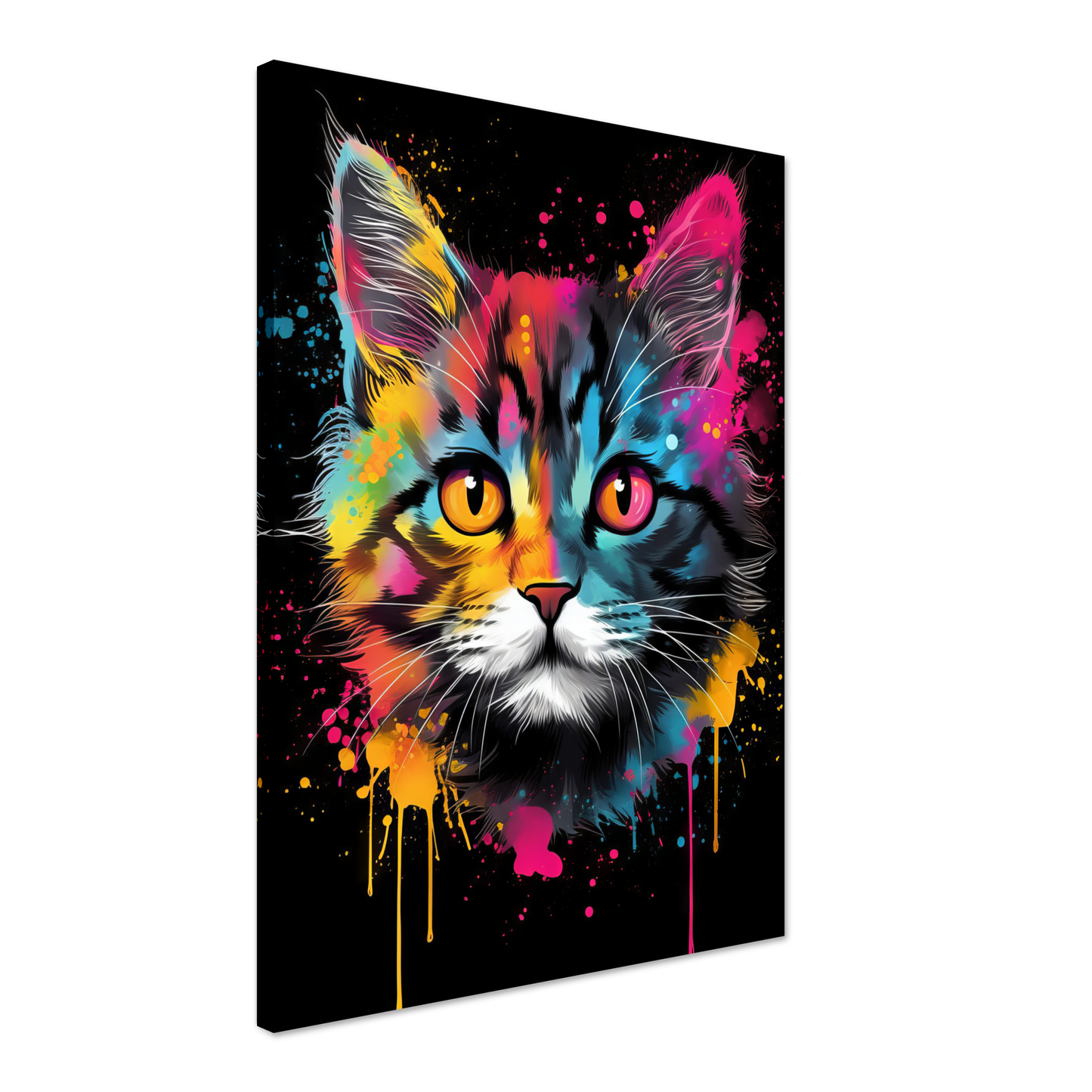 Katze Baby Kitten Pop-Art (CAT75)