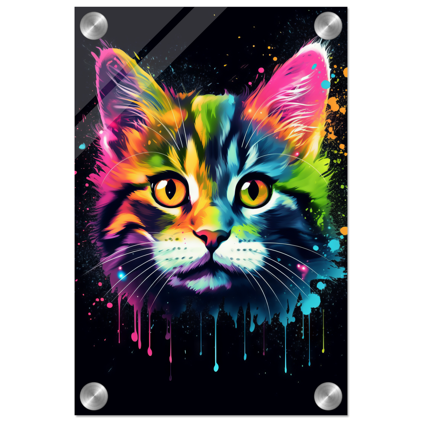 Cat Baby Kitten Pop Art (CAT76)