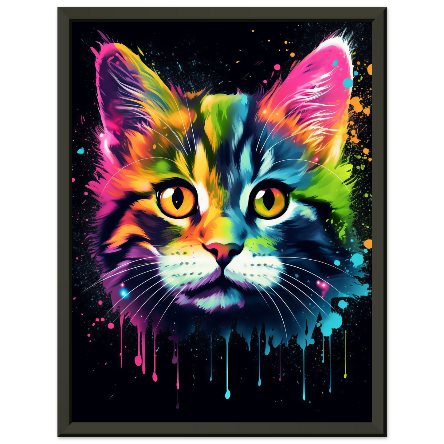 Cat Baby Kitten Pop Art (CAT76)