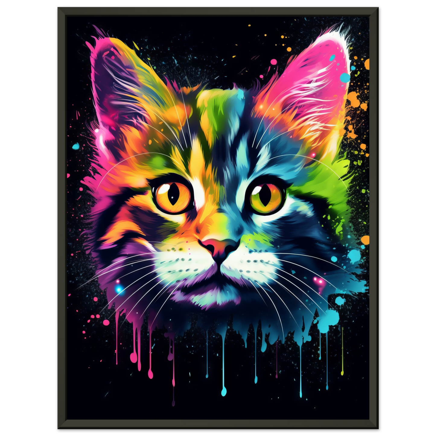 Cat Baby Kitten Pop Art (CAT76)