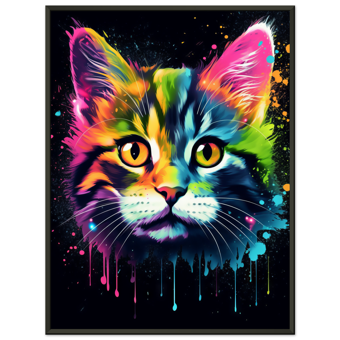 Cat Baby Kitten Pop Art (CAT76)